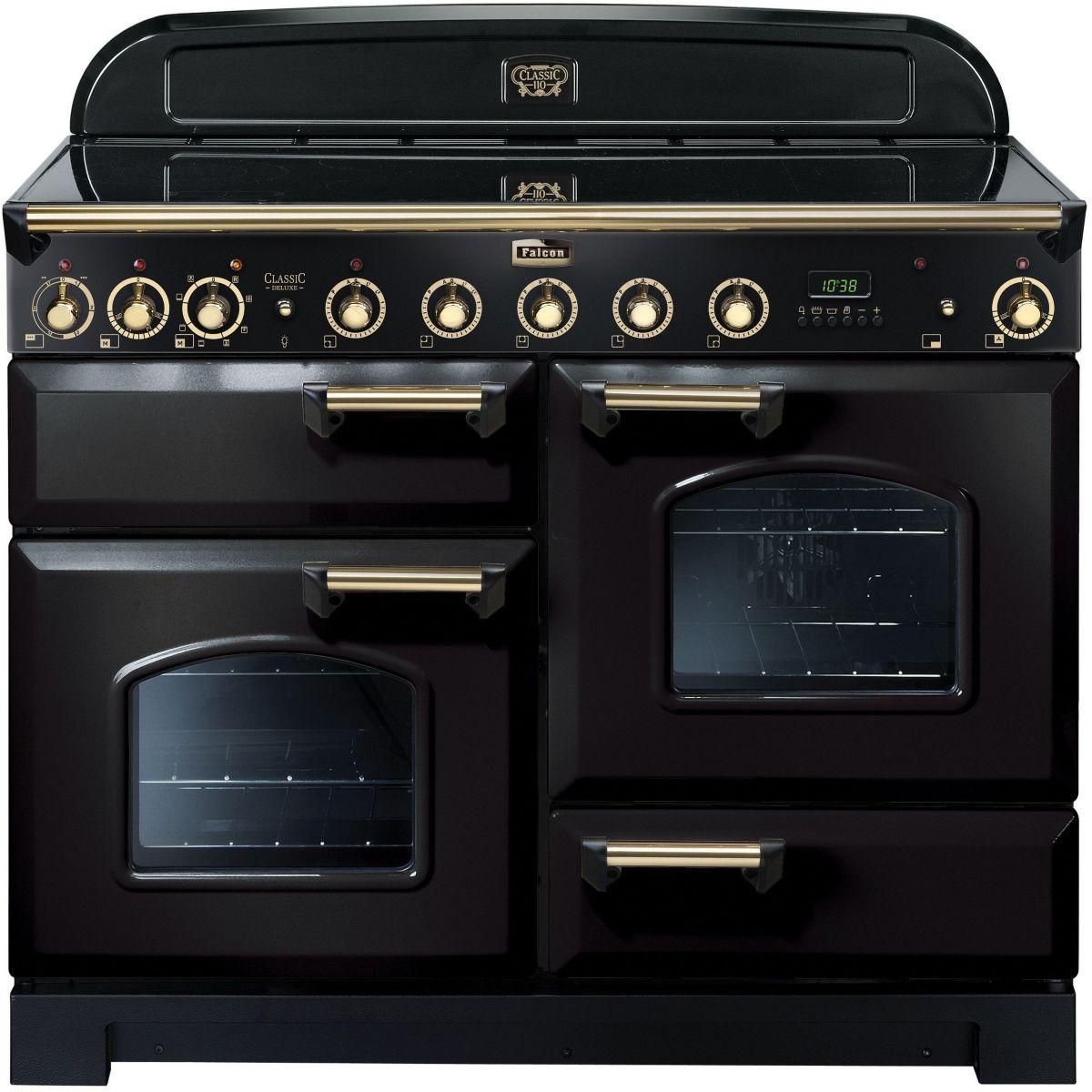 Falcon Piano de cuisson induction DELUX110 INDUC NOIR LAITON