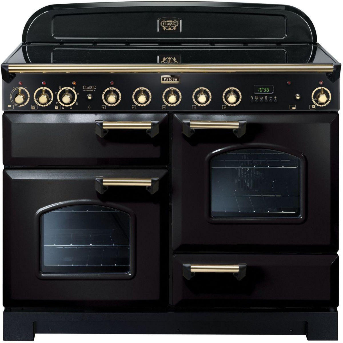 Falcon Piano de cuisson induction DELUX110 INDUC NOIR LAITON