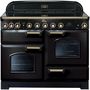 Voir la diapositive 2 : Falcon Piano de cuisson induction DELUX110 INDUC NOIR LAITON
