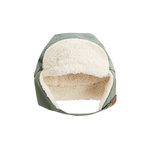 Petit Béguin Chapka bébé Anouk. Coloris disponibles : Vert
