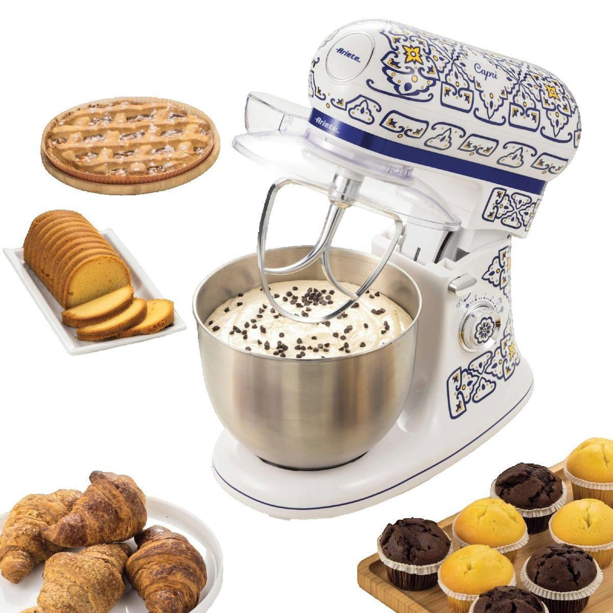 ARIETE Robot pâtissier Ariete 1588 Capri bleu