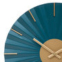 Voir la diapositive 2 : ATMOSPHERA Horloge Murale en Métal  Jil  44cm Bleu