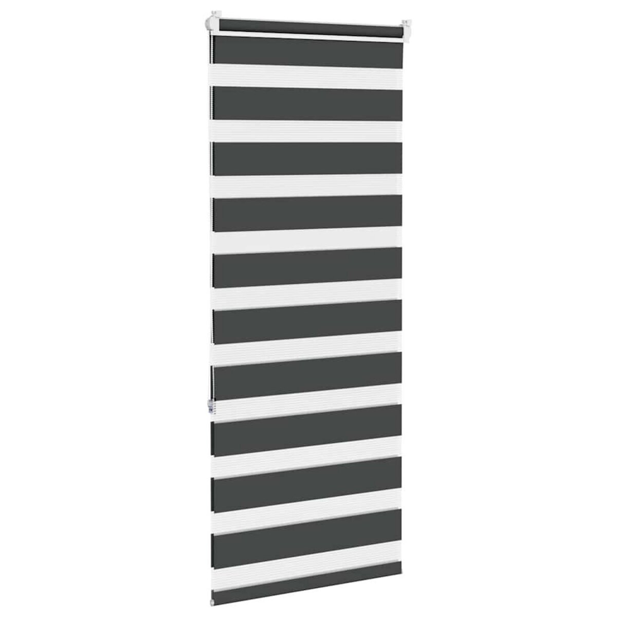 VIDAXL Store zebre noir 55x150 cm largeur du tissu 50,9 cm polyester