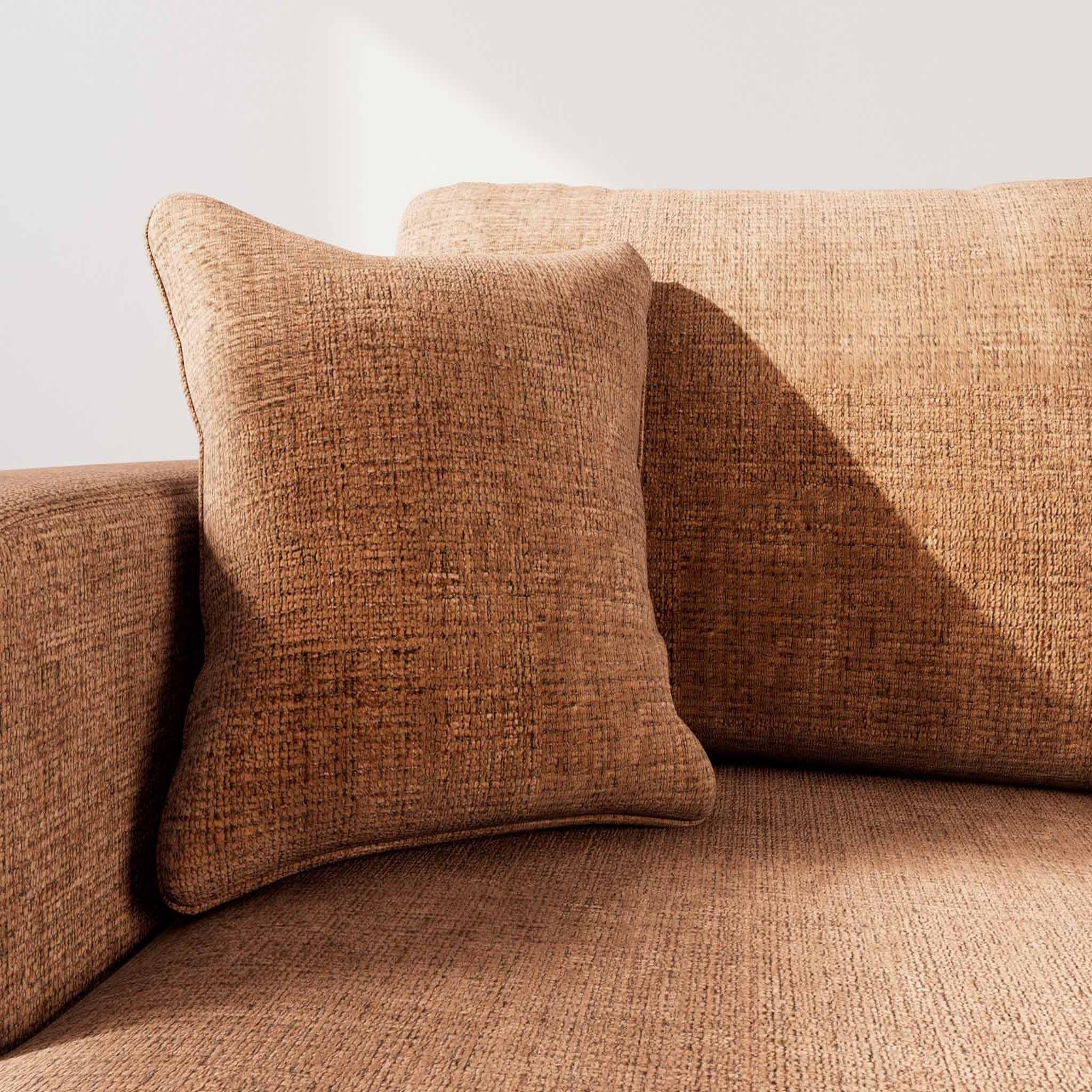Voir la diapositive 4 : BEST MOBILIER Miro - canapé d'angle gauche 4 places convertible avec coffre en velours texturé