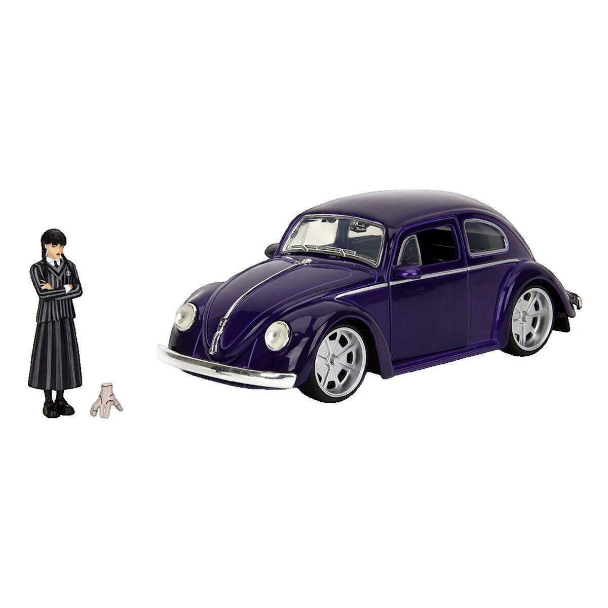 JADA TOYS Figurine Jada-Toys Mercredi Addams & Volkswagen Coccinelle 1972