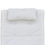 Voir la diapositive 4 : VIDAXL Chaise longue avec oreiller Blanc Similicuir