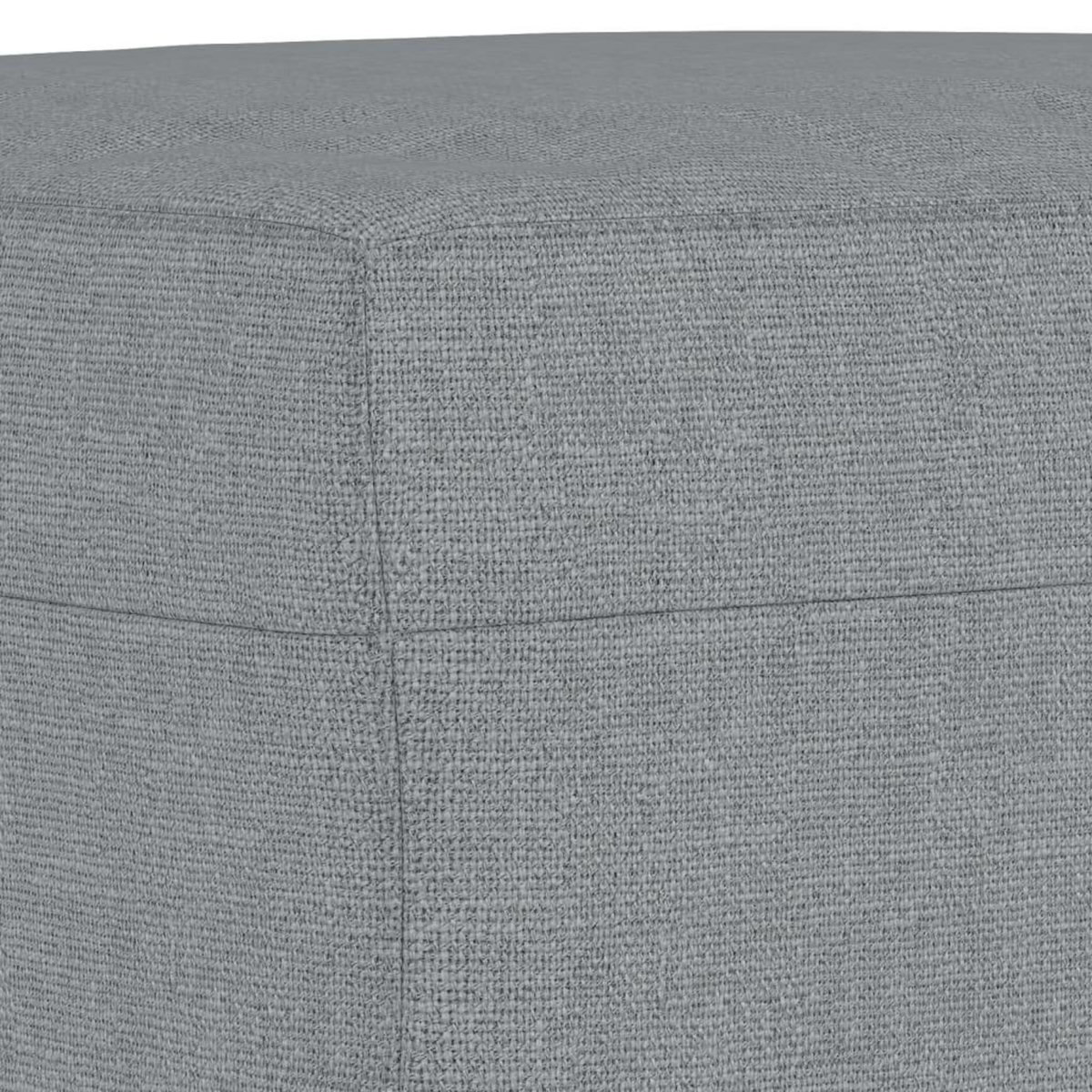 VIDAXL Repose-pied Gris clair 60x50x41 cm Tissu