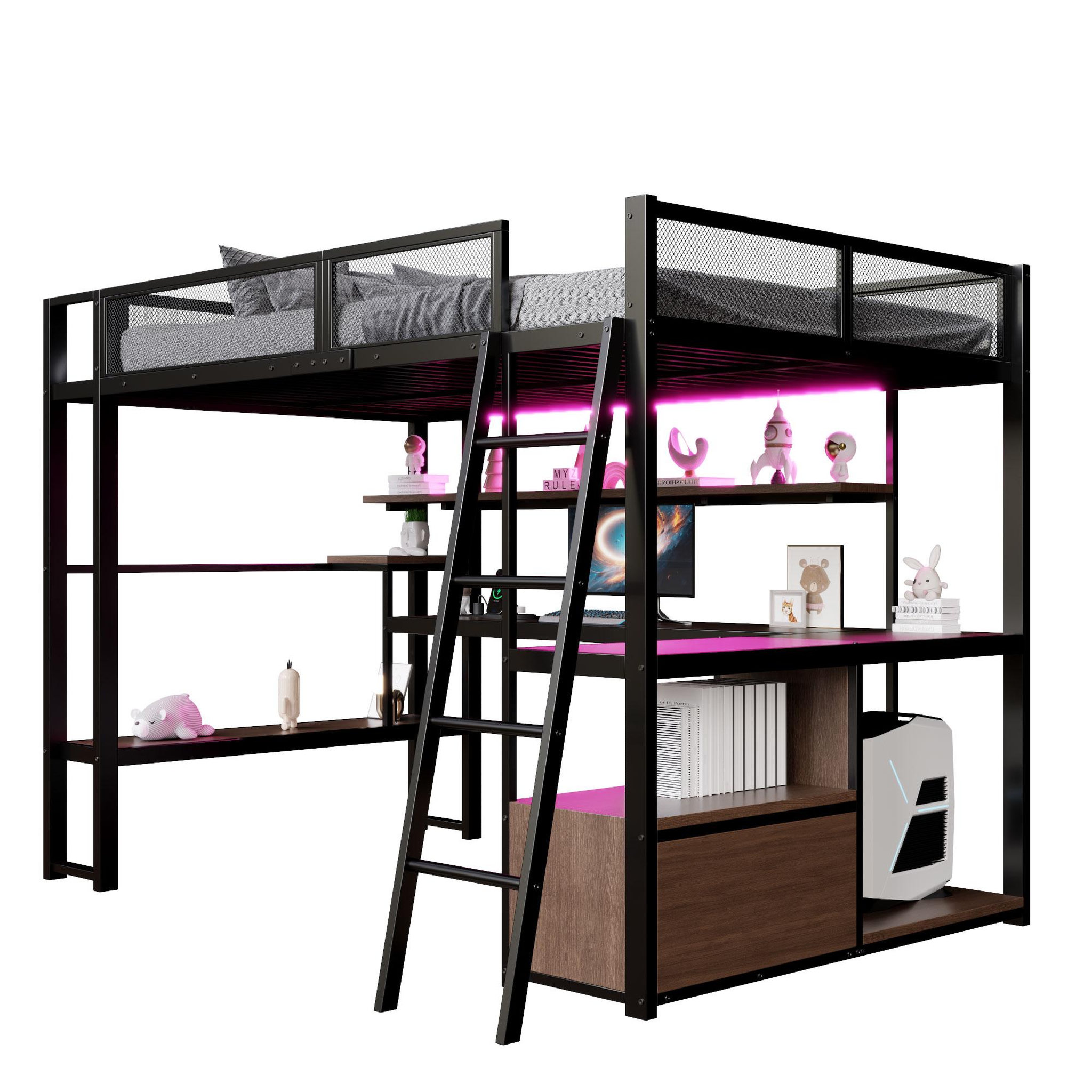 Voir la diapositive 1 : MERAX Lit mezzanine