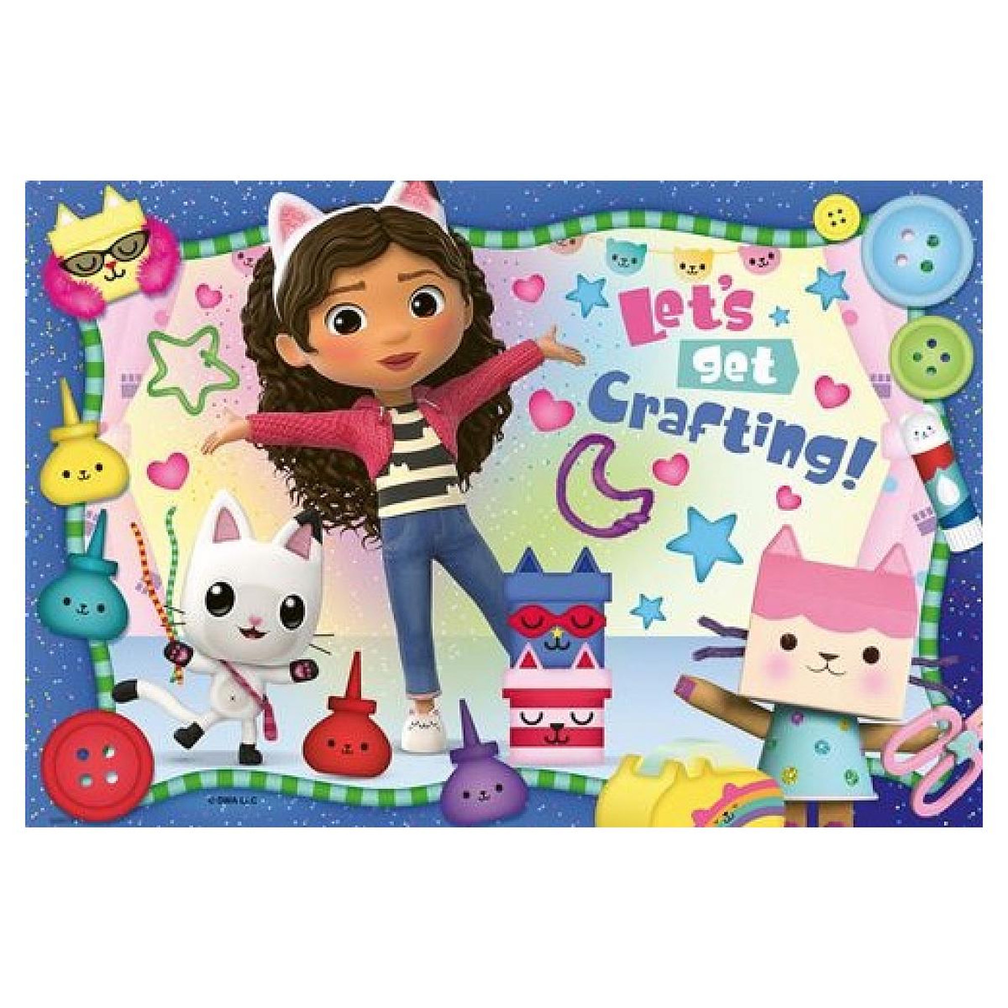Voir la diapositive 2 : RAVENSBURGER 2X24 p Gabby's Doll House