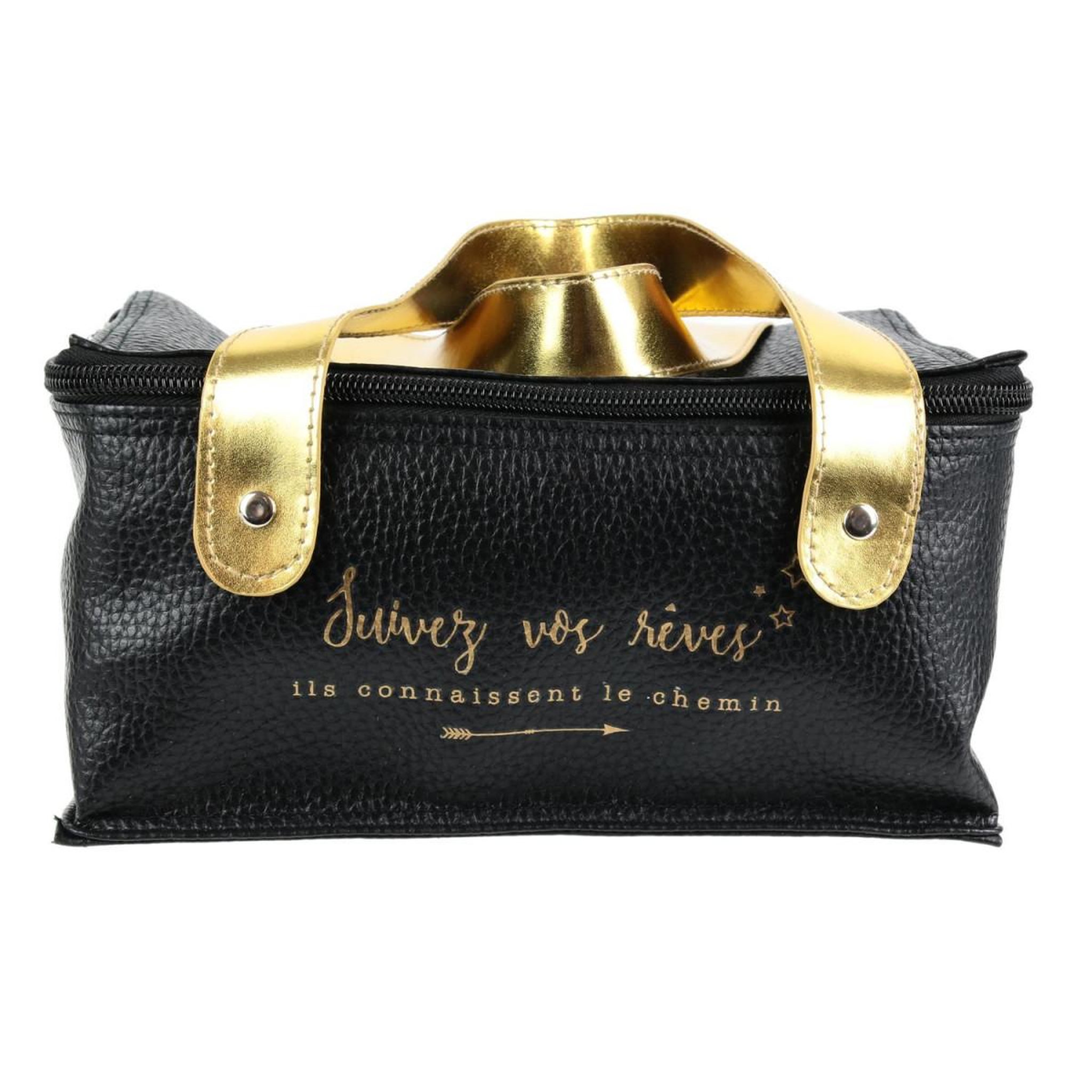 Voir la diapositive 2 : COOK CONCEPT Lunch Bag 3 Pièces  Take Away  23cm Noir & Or