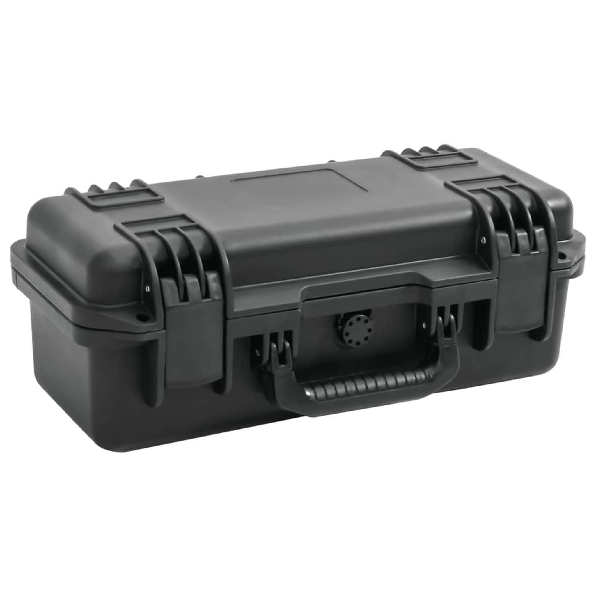 VIDAXL Valise de vol portable Noir 46,5x21,5x17,5 cm PP