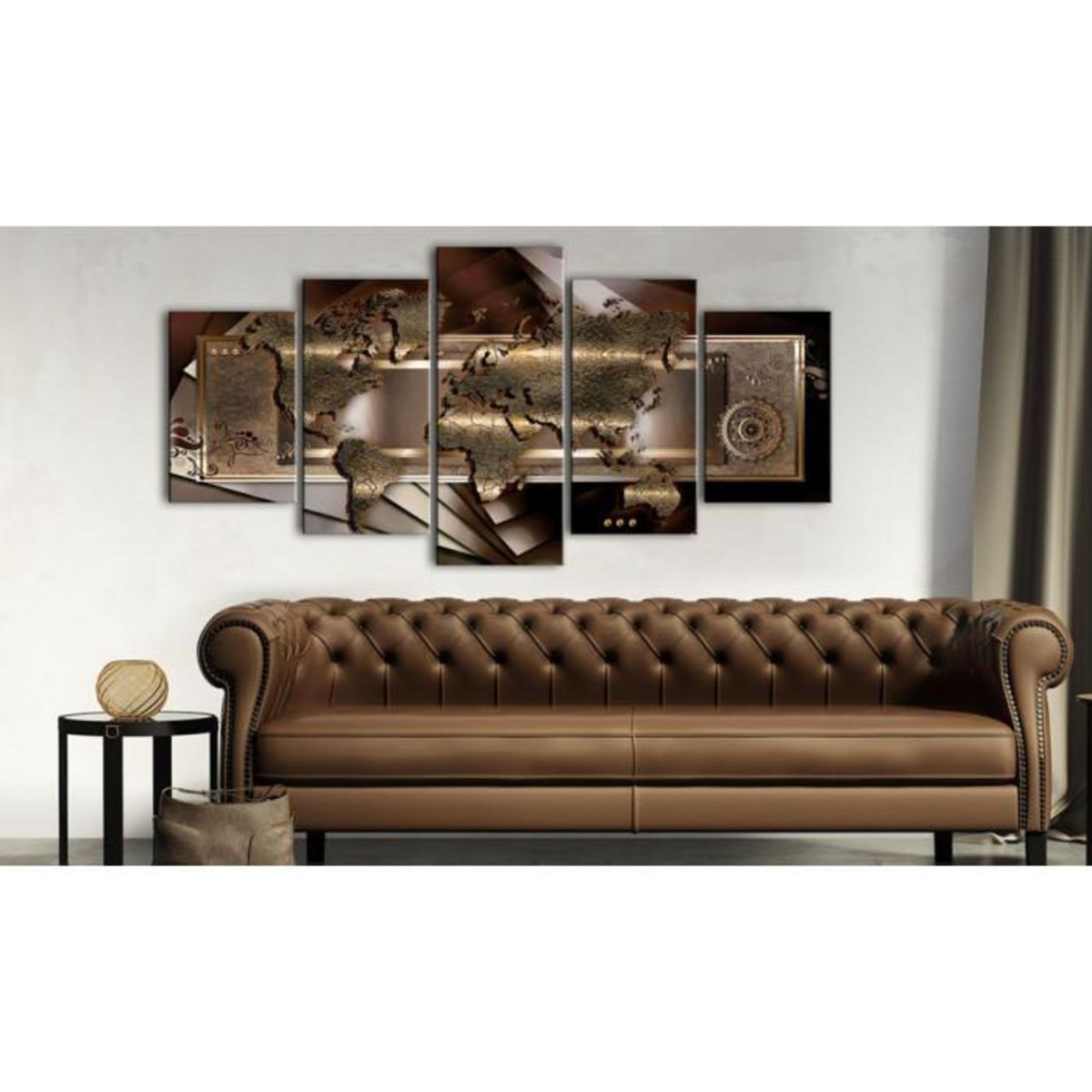 Paris Prix Tableau Imprimé  Chestnut Map