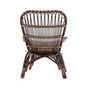 Voir la diapositive 3 : Paris Prix Fauteuil de Jardin & Repose-Pieds  Ella  98cm Noyer Foncé