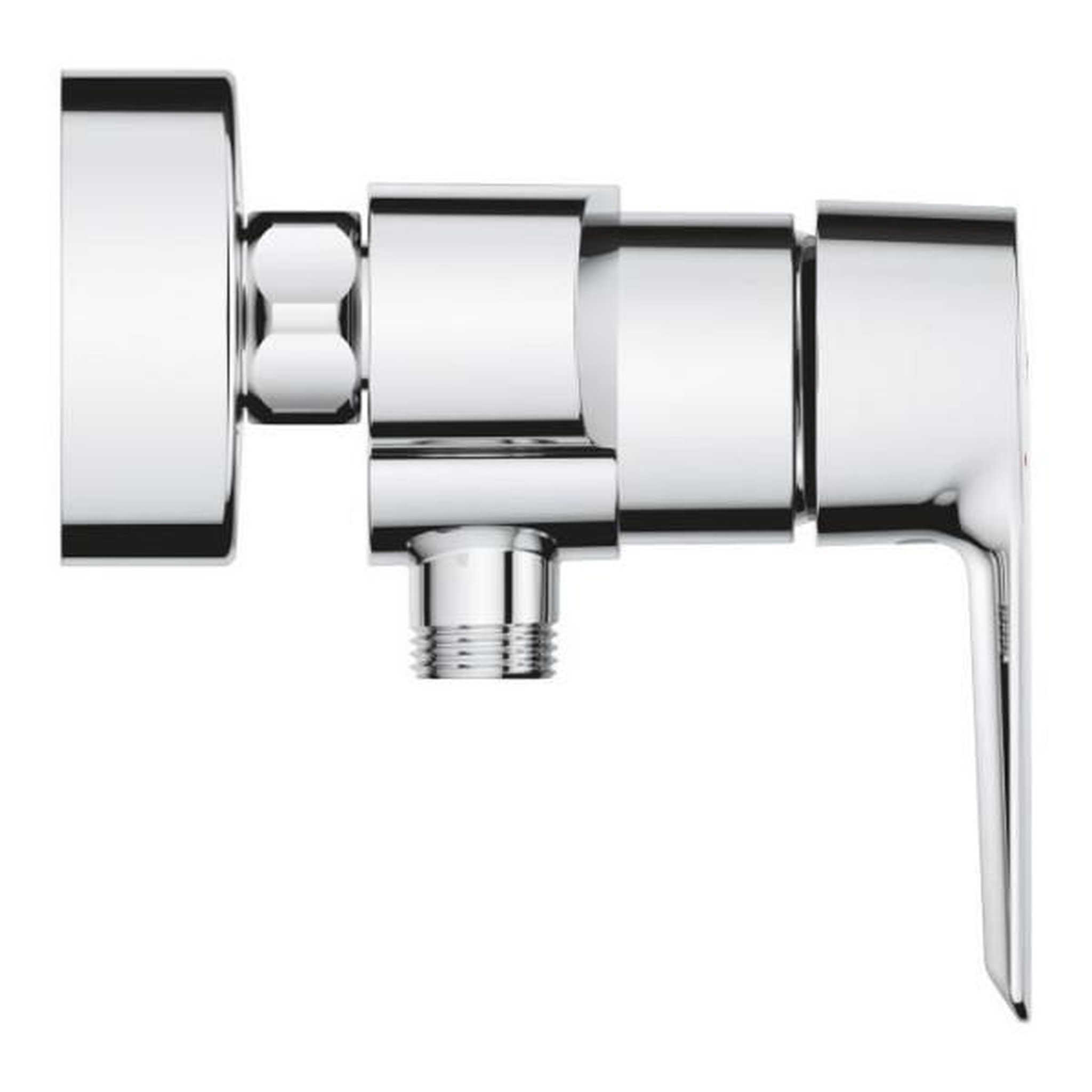Voir la diapositive 3 : Grohe Mitigeur monocommande douche start - grohe - montage mural - raccord fileté 1/2 - chromé