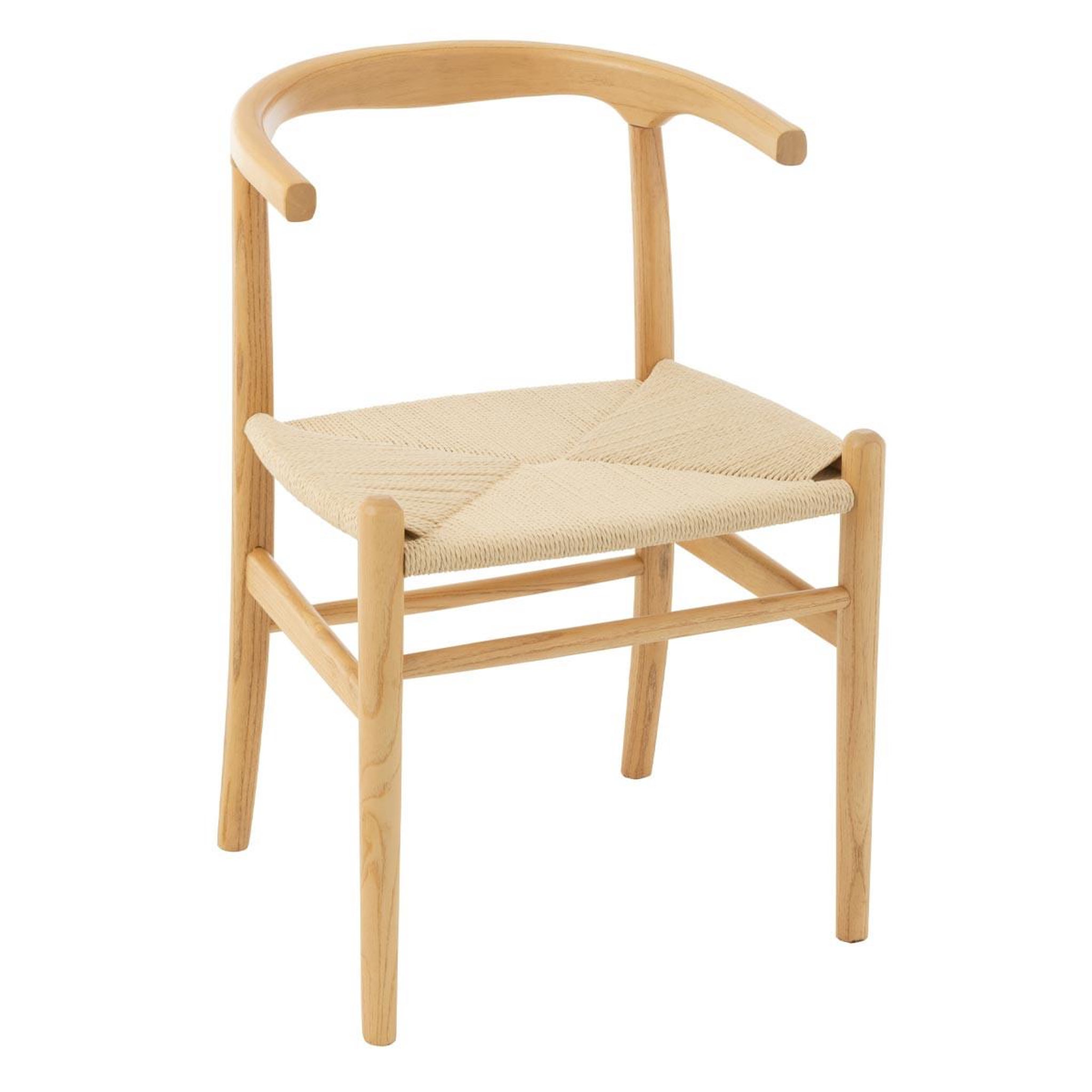 J-LINE Chaise en bois  toon  76cm naturel