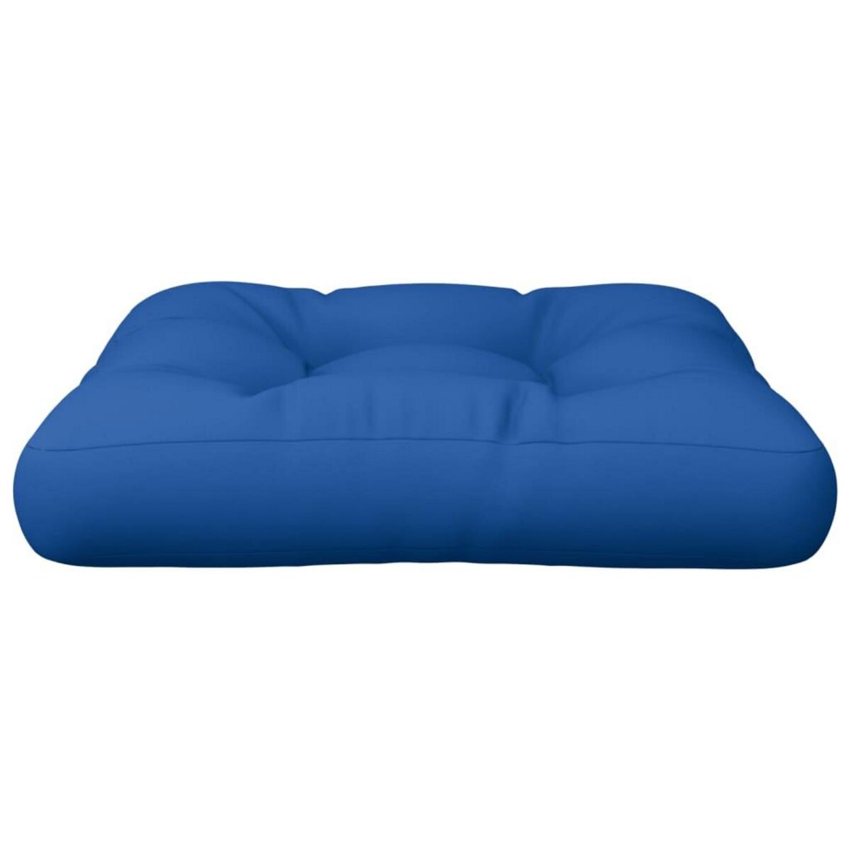 VIDAXL Coussin de palette bleu royal tissu