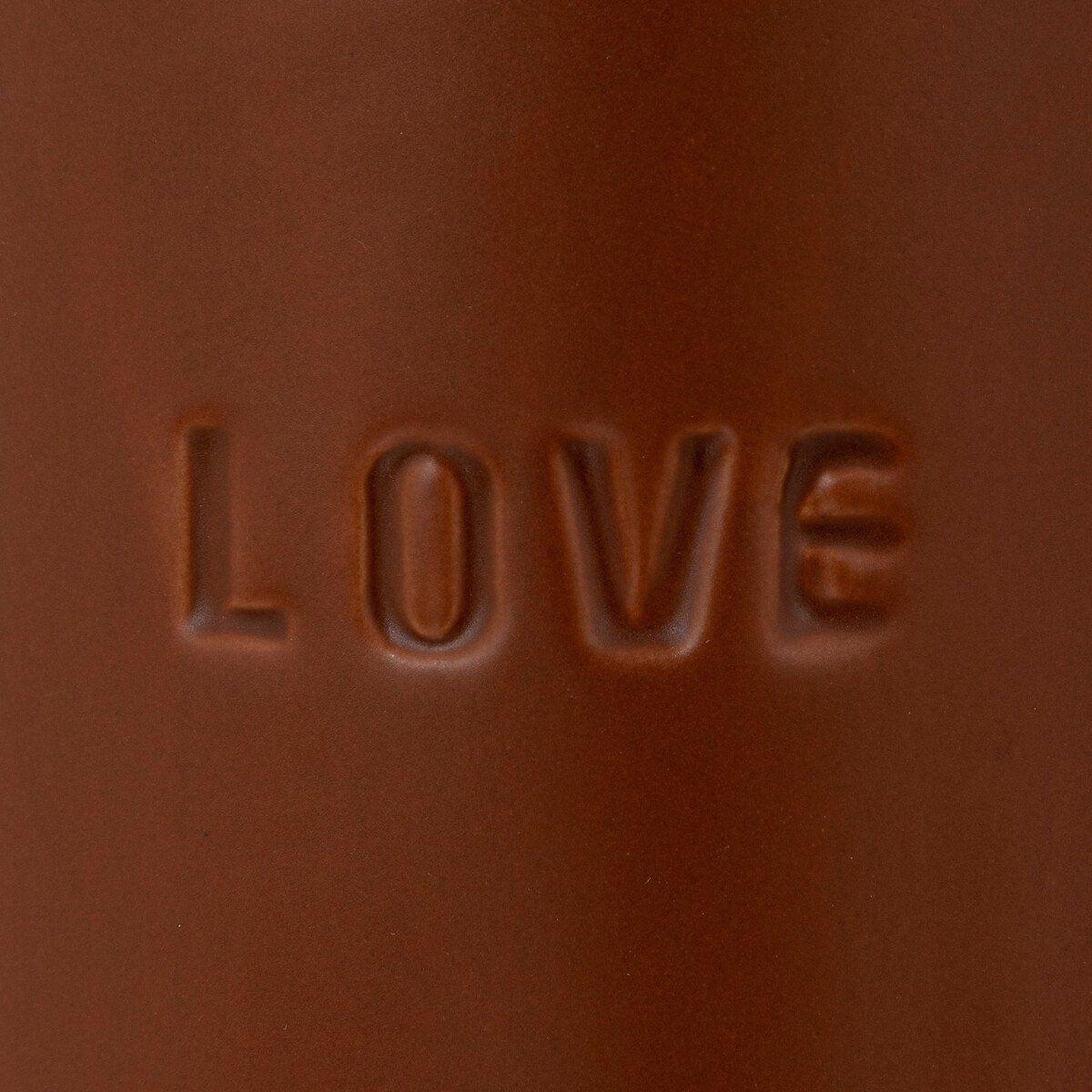 Voir la diapositive 2 : ATMOSPHERA Vase en céramique  avi  20cm caramel
