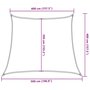 Voir la diapositive 6 : VIDAXL Voile d'ombrage 160 g/m^2 Creme 4/5x4 m PEHD