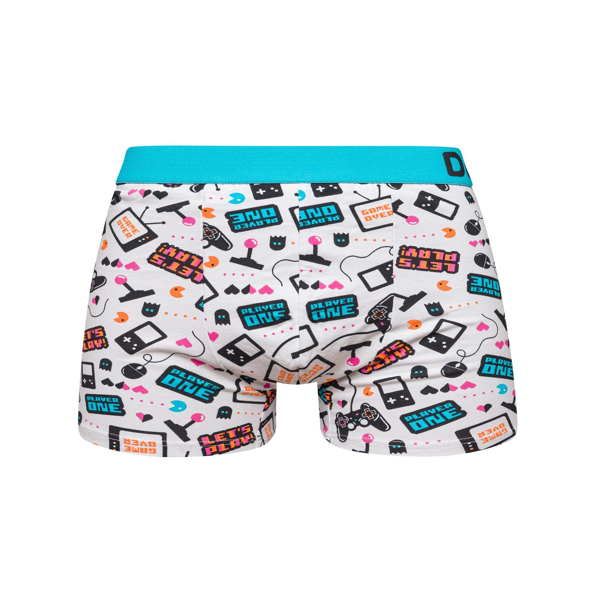 DEDOLES Boxer dedoles homme gamer. Coloris disponibles : Blanc