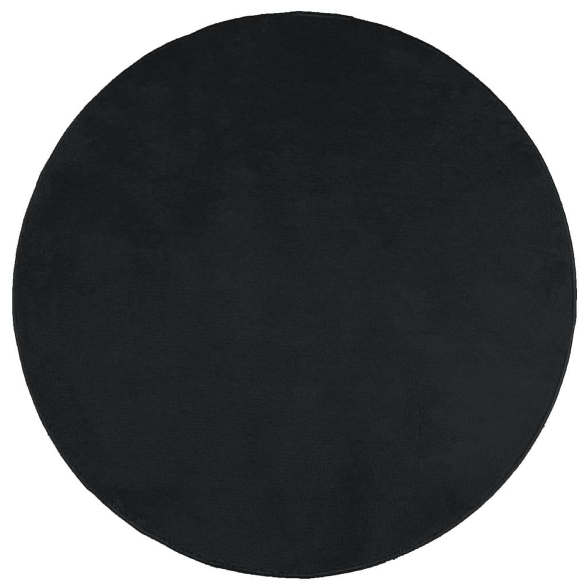 Voir la diapositive 2 : VIDAXL Tapis OVIEDO a poils courts noir Ø 160 cm