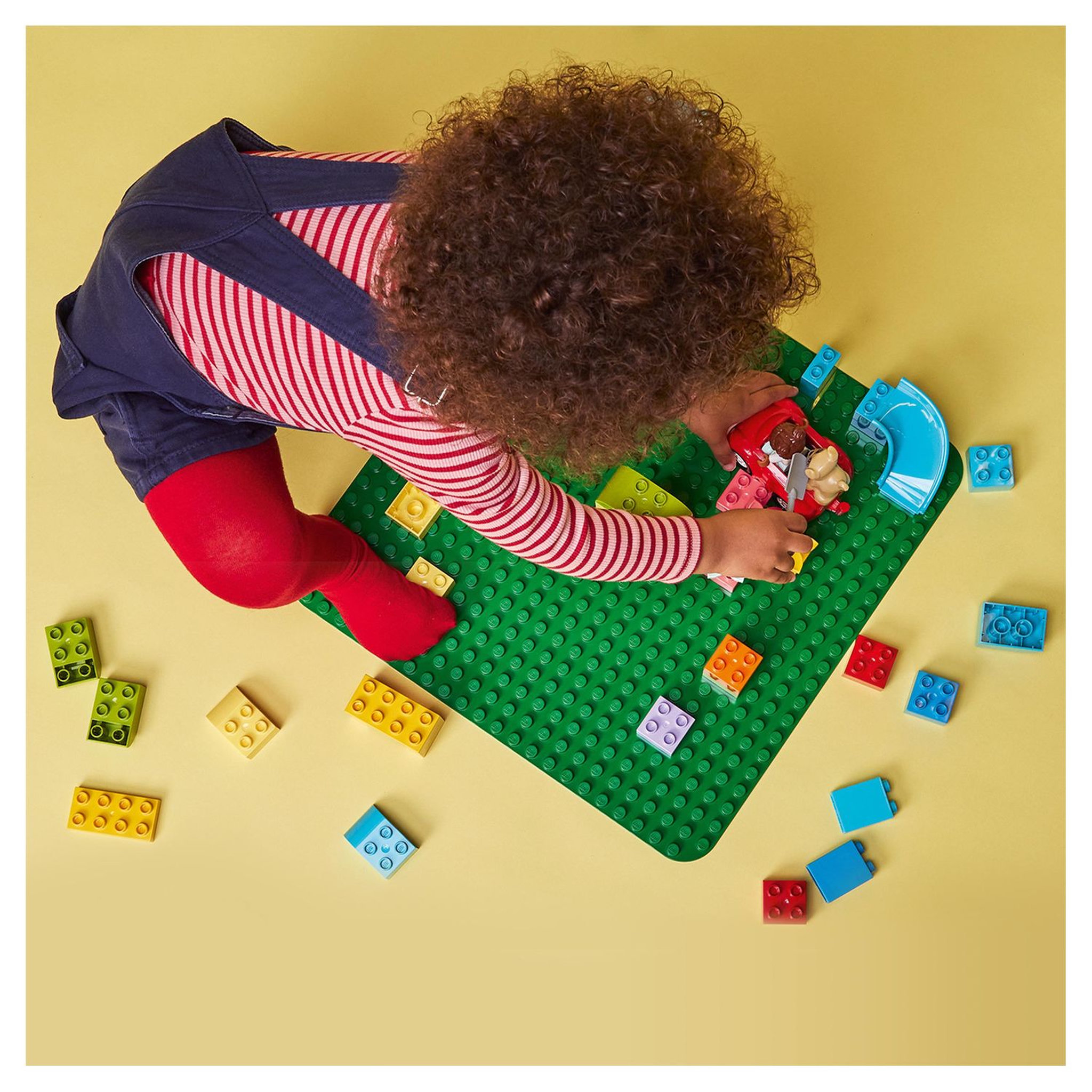 Voir la diapositive 4 : LEGO DUPLO 10980 - La Plaque de Construction Verte, Socle de Base