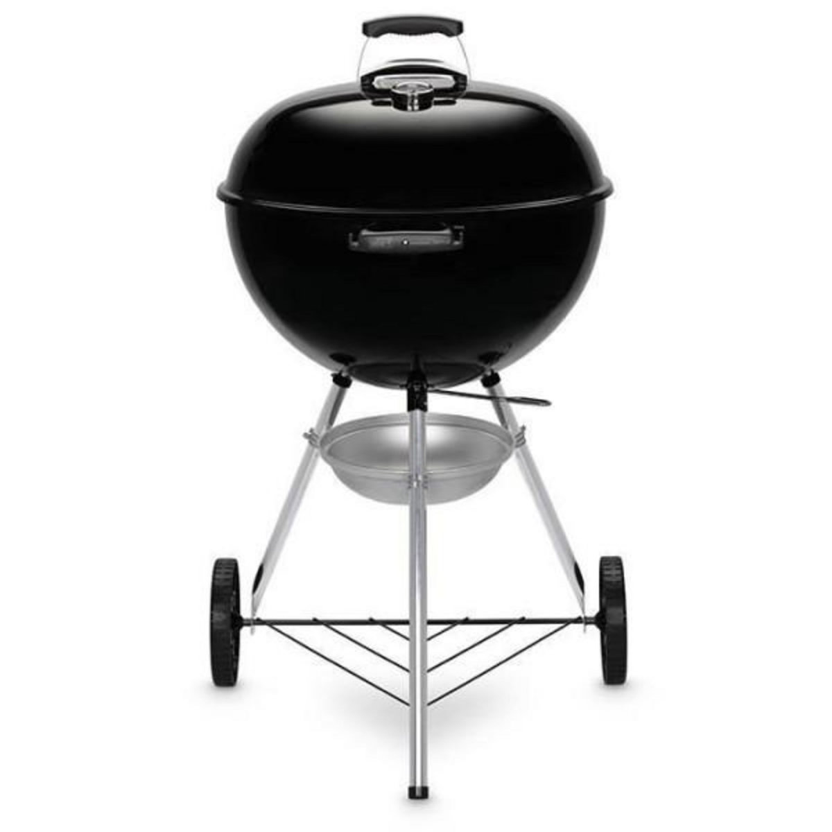 AAAAA Barbecue a charbon - WEBER - Original Kettle E-5710 - Grille en acier chromé - Thermometre intégré