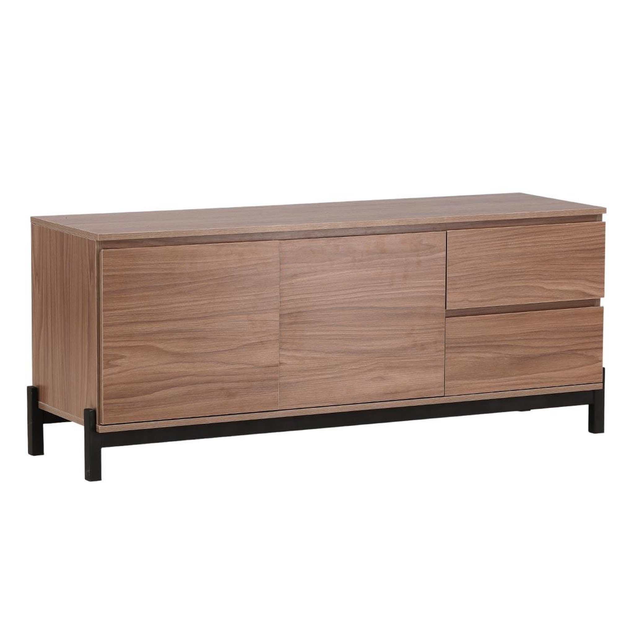 Paris Prix Meuble tv 2 portes & 2 tiroirs  corpus  138cm marron