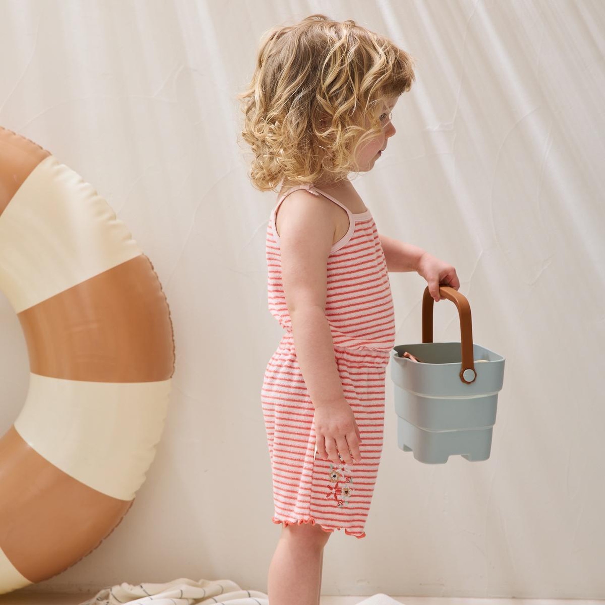 Voir la diapositive 4 : Petit Béguin Combishort bébé en éponge Saona