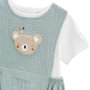 Voir la diapositive 3 : Petit Béguin Ensemble barboteuse bébé en gaze de coton et t-shirt Mini Rêve