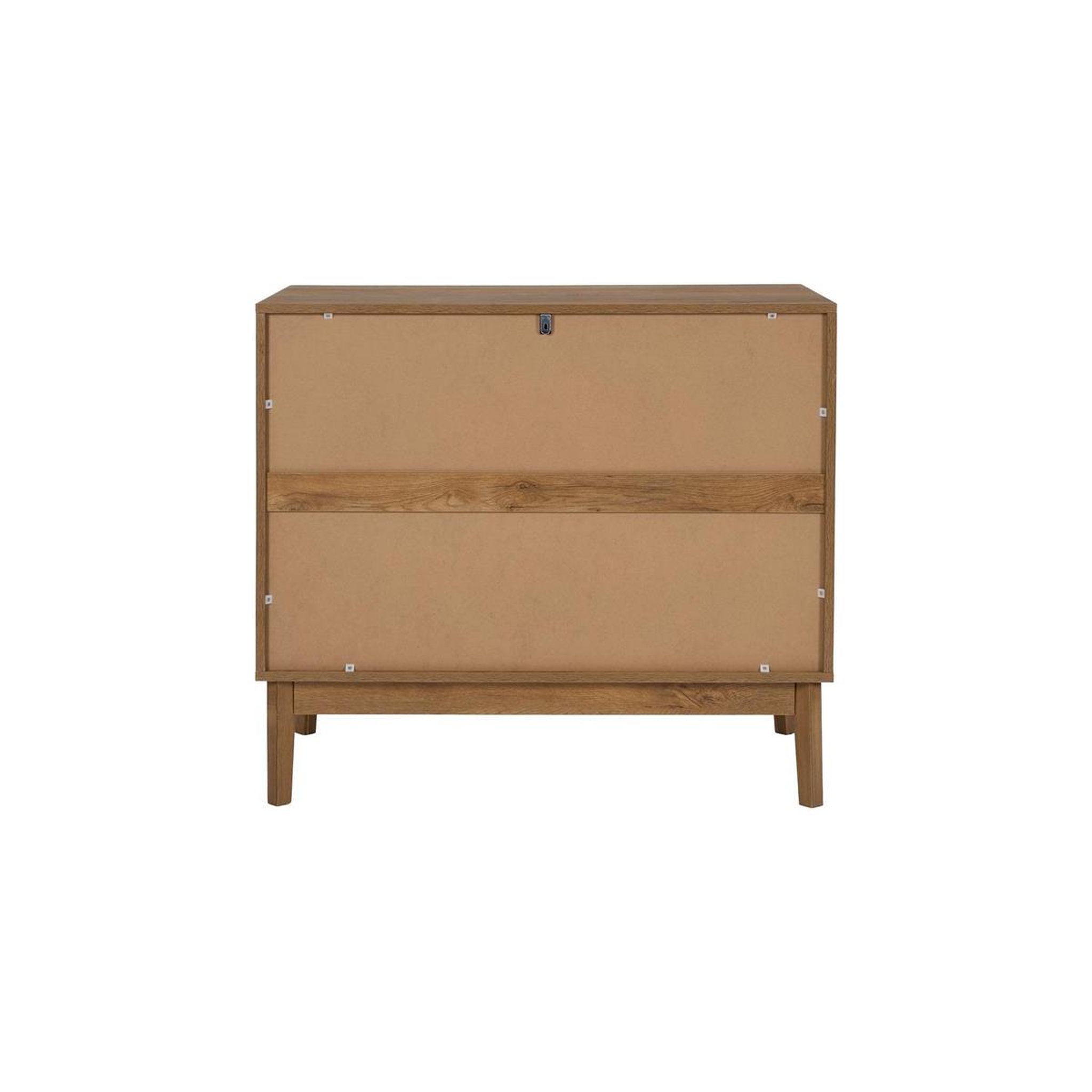 Voir la diapositive 6 : The Home Deco Factory Commode 3 Tiroirs  Forest  90cm Marron