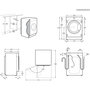 Voir la diapositive 5 : ELECTROLUX Lave linge hublot encastrable EW8F3814BI