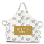 FUTURE HOME Tablier de cuisine  Bon Appétit ! En famille  EN FAMILLE