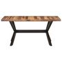 Voir la diapositive 2 : VIDAXL Table de salle a manger 160x80x75 cm Bois avec finition miel