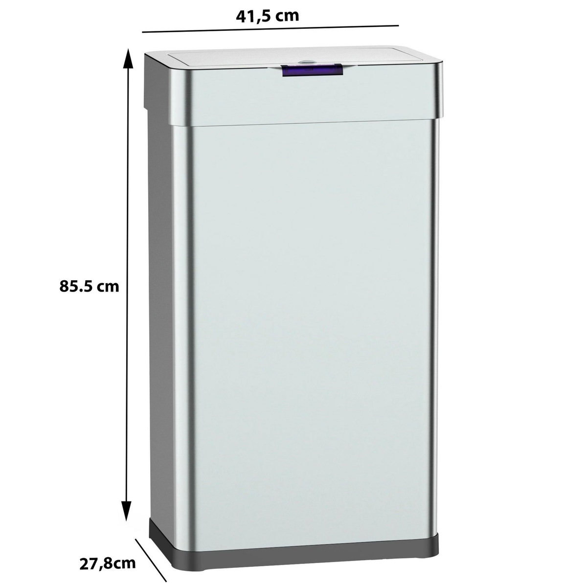 Kitchen move Poubelle automatique inox argent 90l - bat-m180