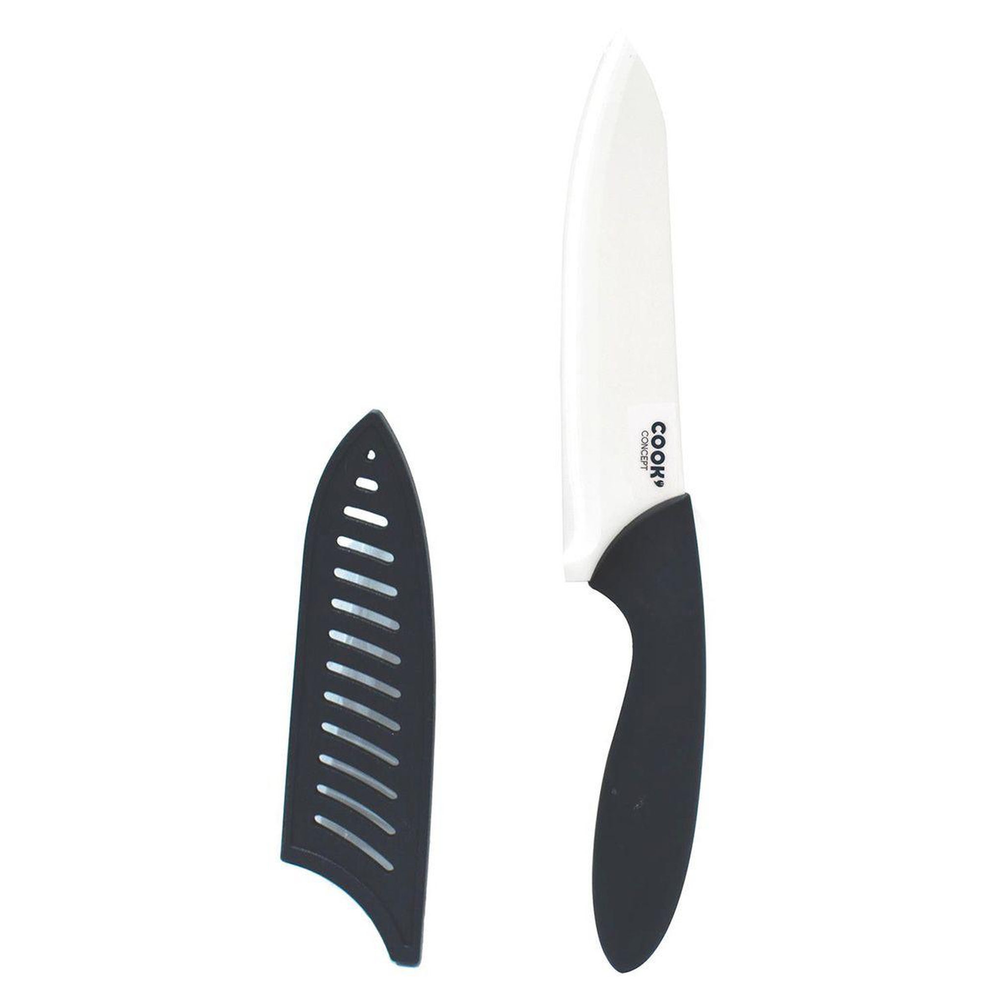 COOK CONCEPT Couteau Universel avec Étui  Soft  23cm Noir