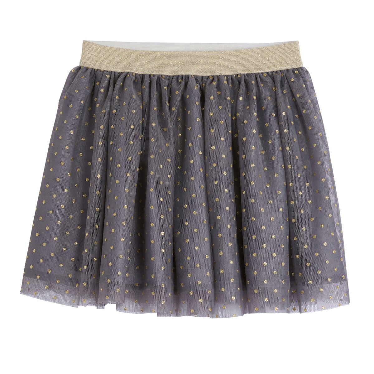 IN EXTENSO Jupe tulle à pois taille pailletée fille 