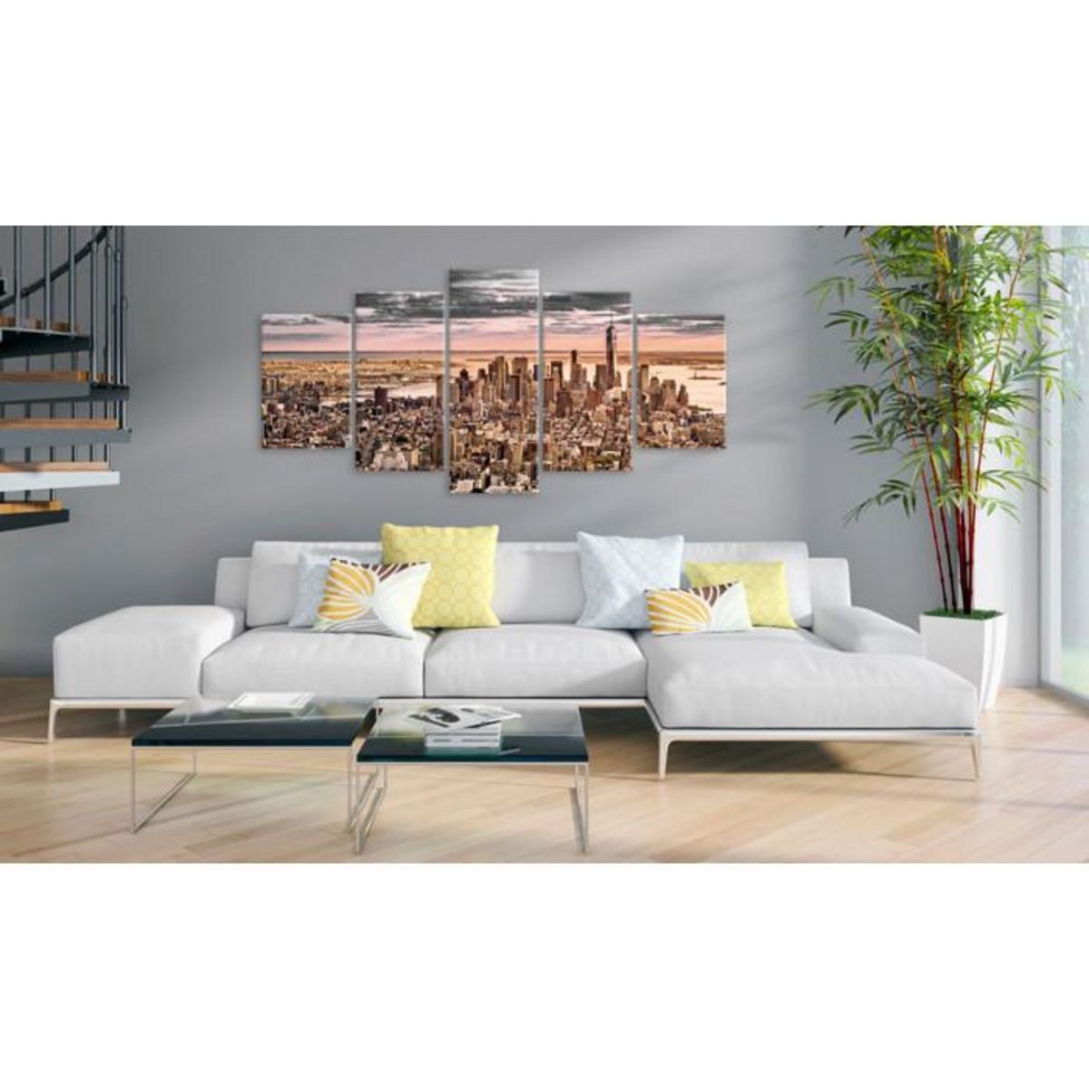 Paris Prix Tableau Imprimé  New York City : Morning Sky