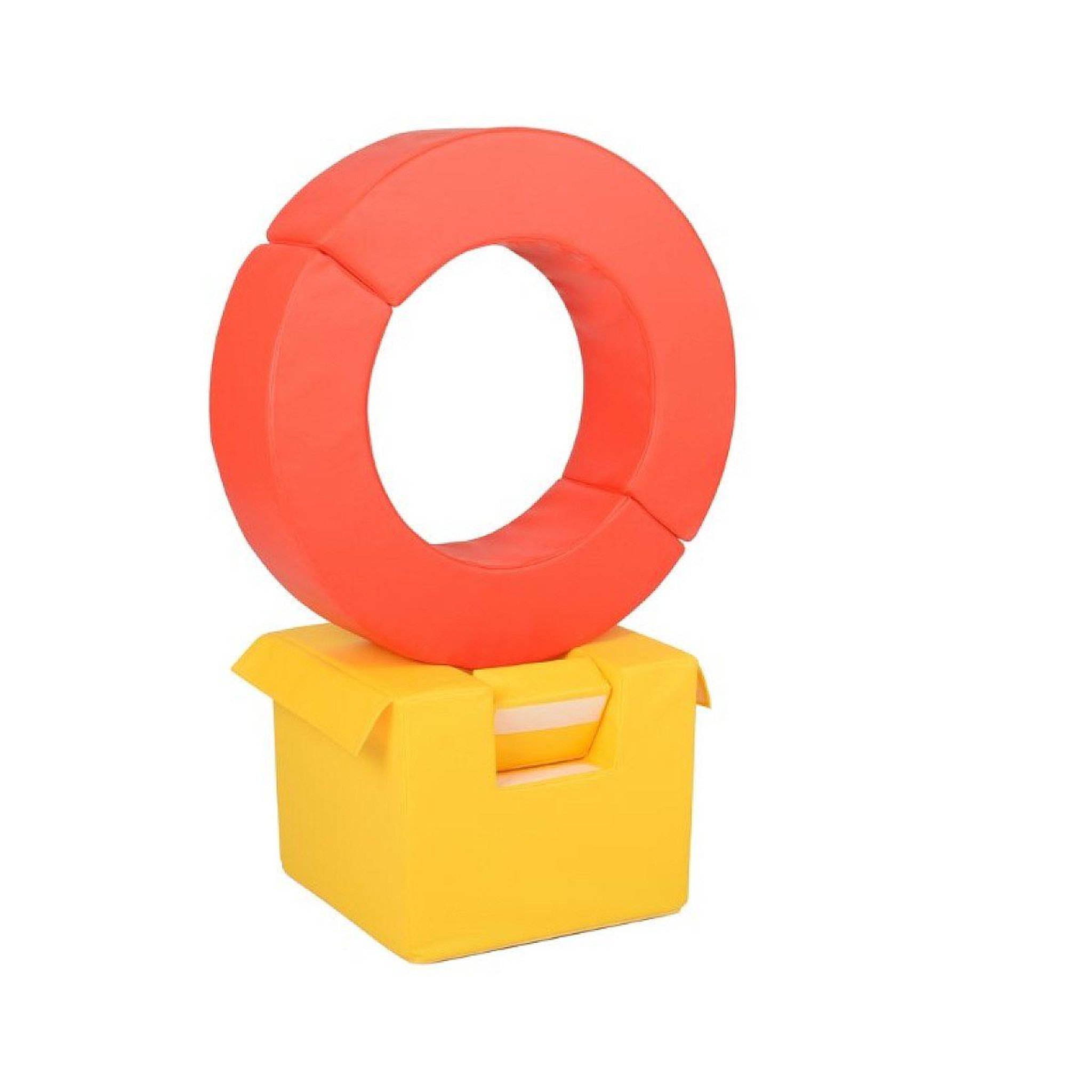 VELINDA Ensemble de cerceaux 3 blocs jaune vert rouge orange