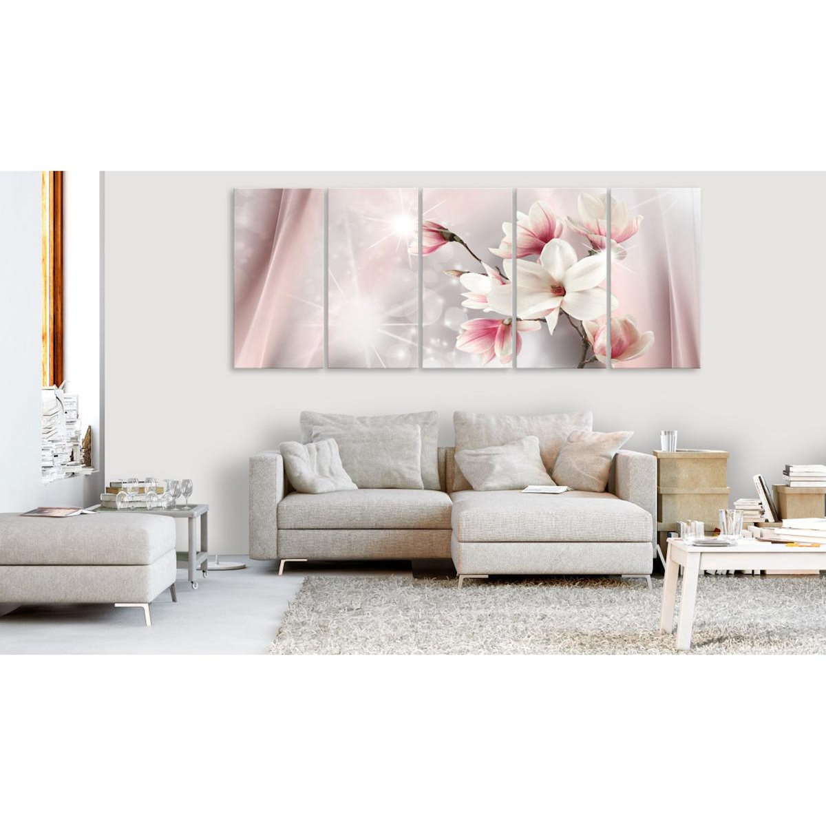 Paris Prix Tableau 5 Panneaux  Dazzling Magnolias Narrow
