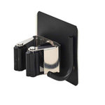 Paris Prix Accroche-Tout Adhésif  Surfaces Lisses  7cm Noir