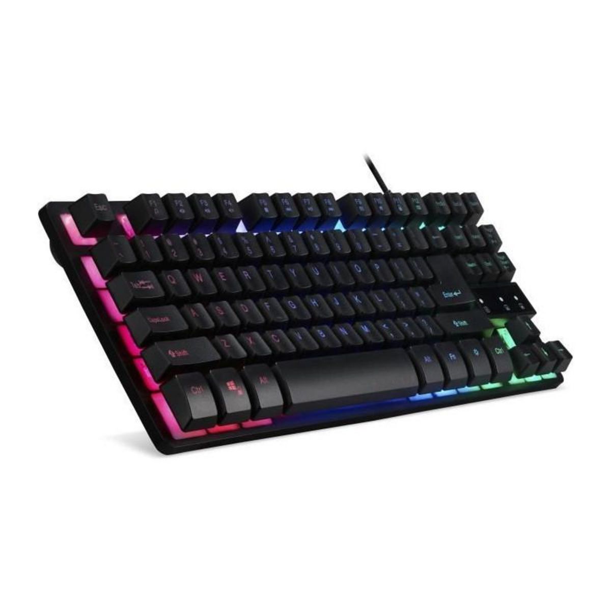 ACER Clavier gaming - Membrane - ACER - GP.KBD11.01W - AZERTY - Rétro-éclairage RGB