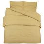 Voir la diapositive 2 : VIDAXL Ensemble de housse de couette Taupe 260x240 cm Microfibre