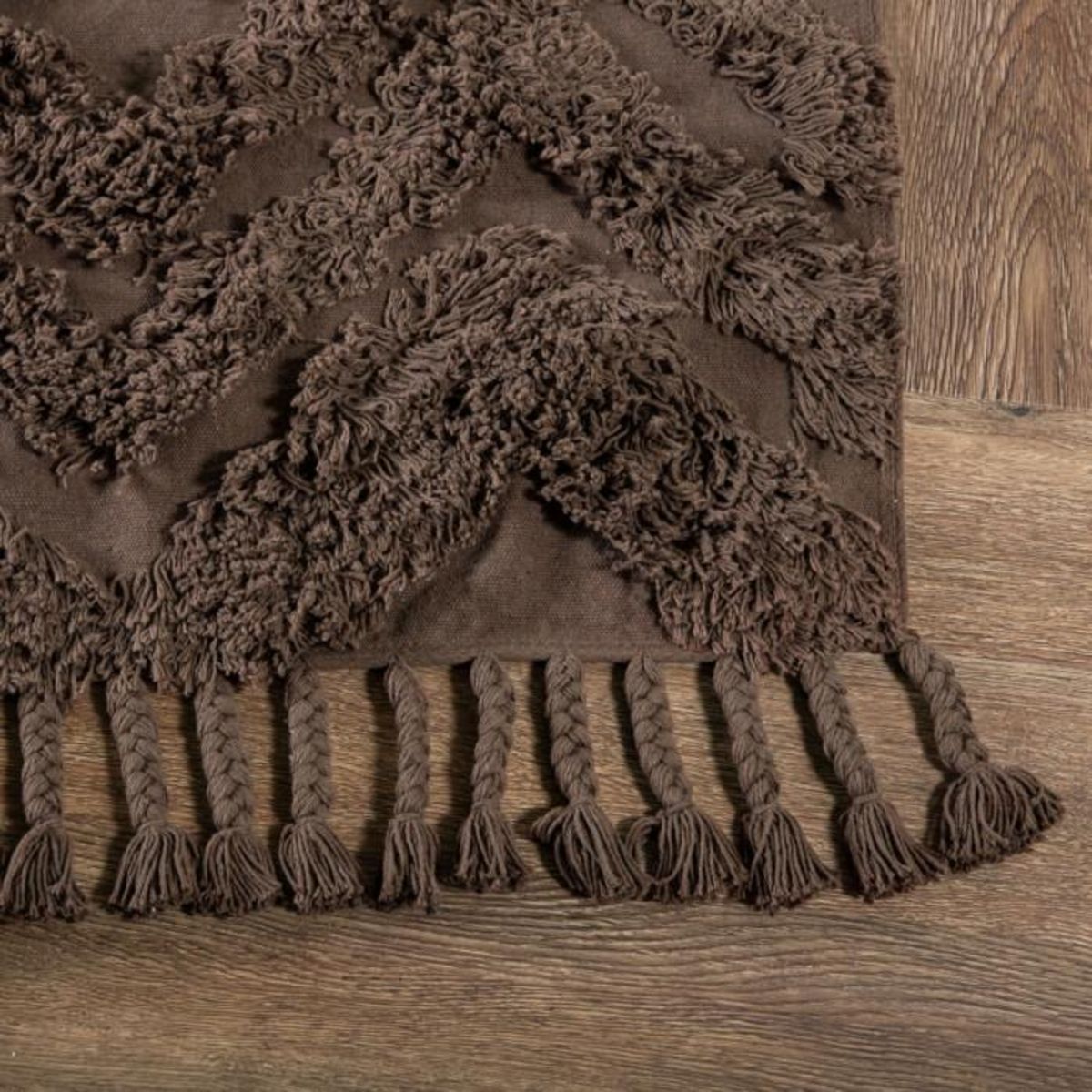 Paris Prix Tapis de Couloir Tufté  Hilma  70x200cm Marron