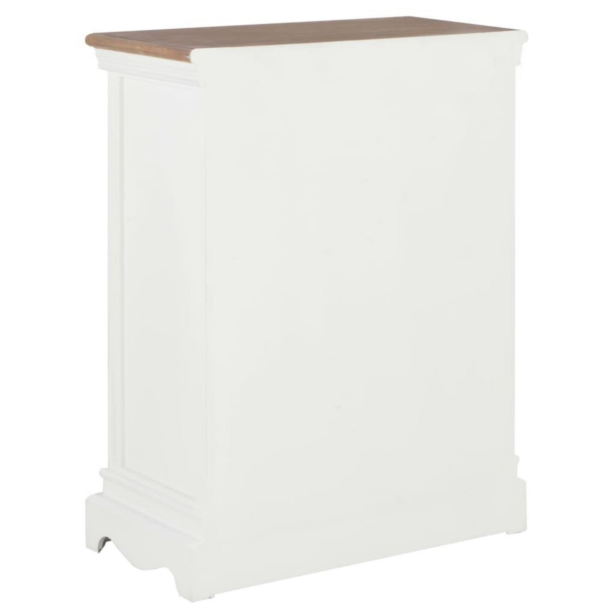 VIDAXL Buffet Blanc 60x30x80 cm Bois massif