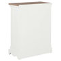 Voir la diapositive 5 : VIDAXL Buffet Blanc 60x30x80 cm Bois massif