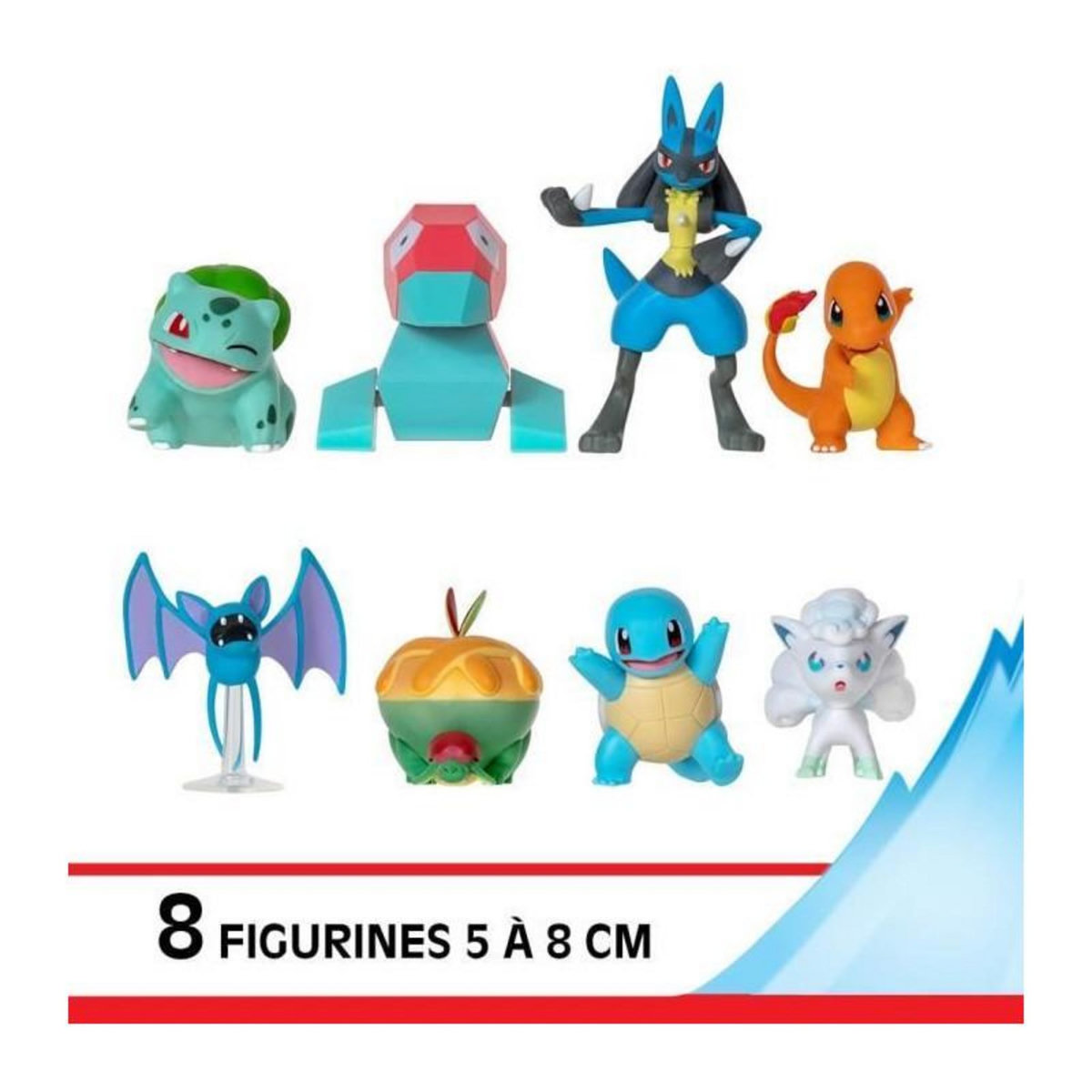 BANDAI Pack 8 Figurines Pokémon - BANDAI - JW3063 - Multicolore - Battle Pokémon