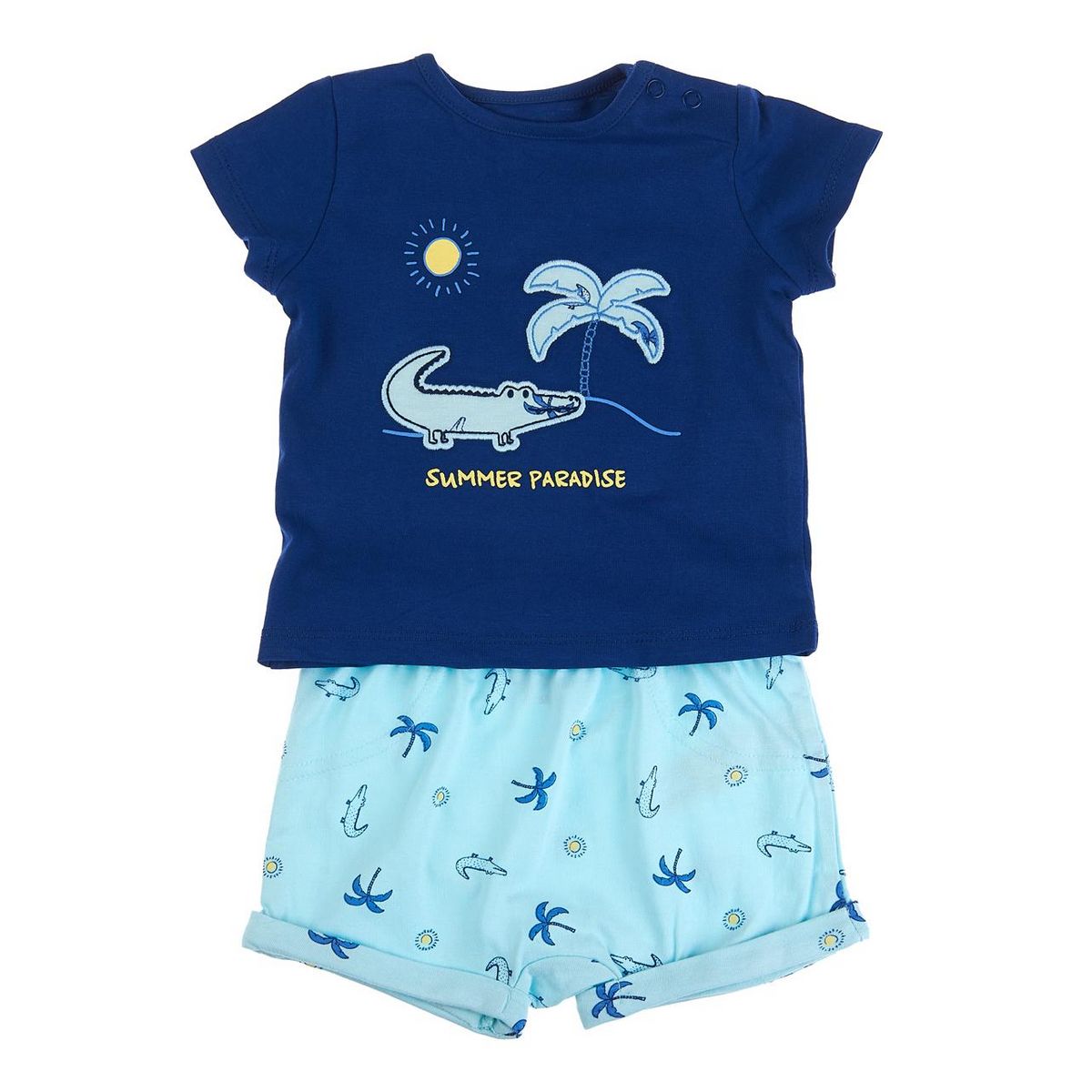 IN EXTENSO Pyjashort crocodile bébé garçon
