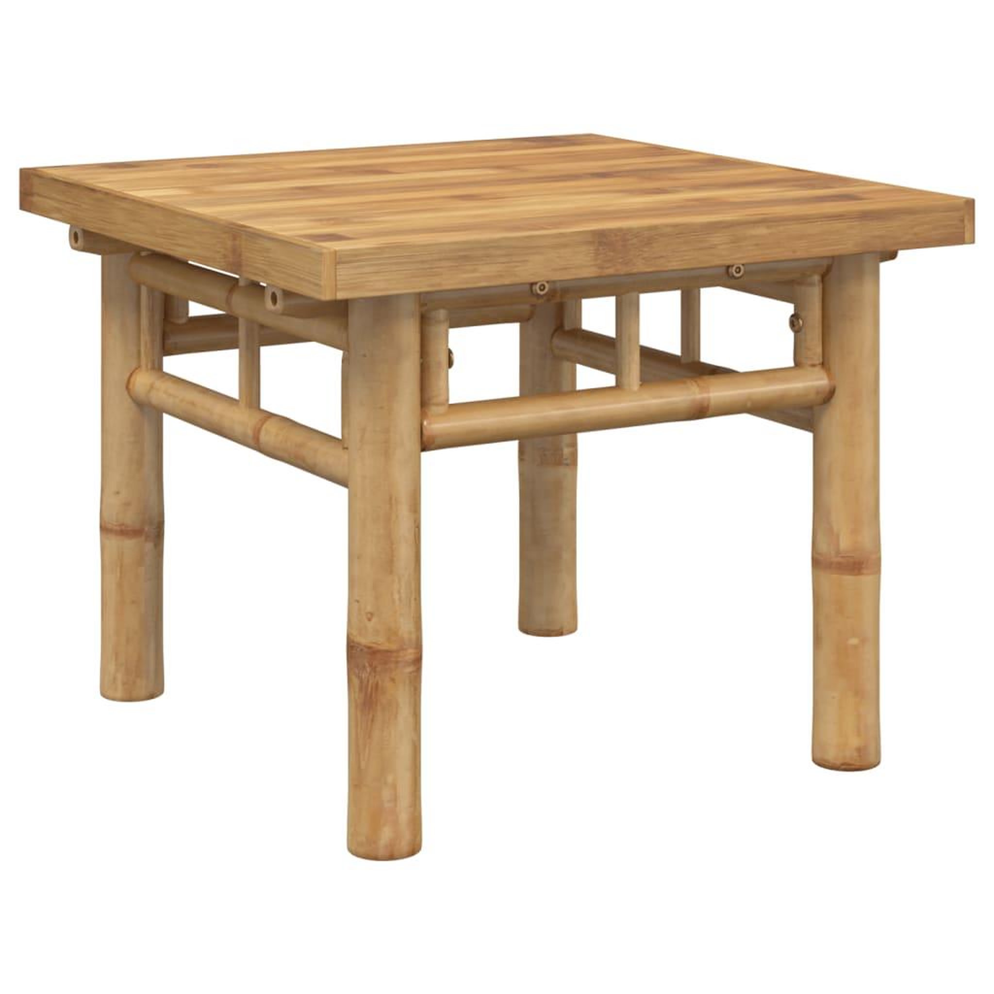 Voir la diapositive 2 : VIDAXL Table basse 45x45x35 cm bambou