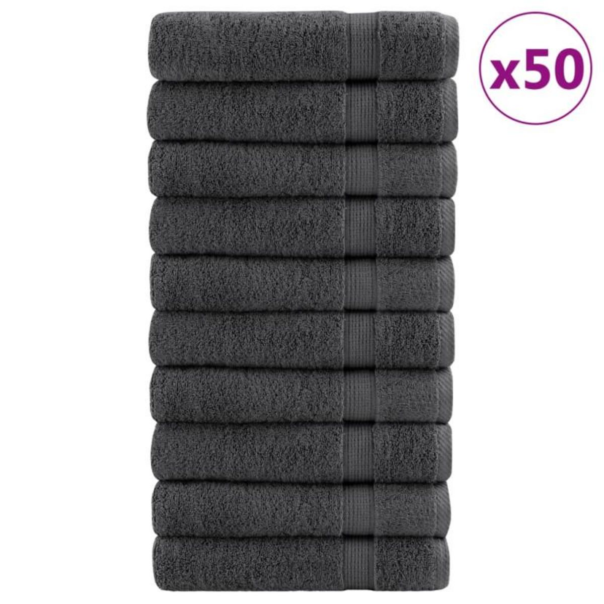 VIDAXL Essuie mains de qualité supérieure SOLUND 50 pcs anthracite