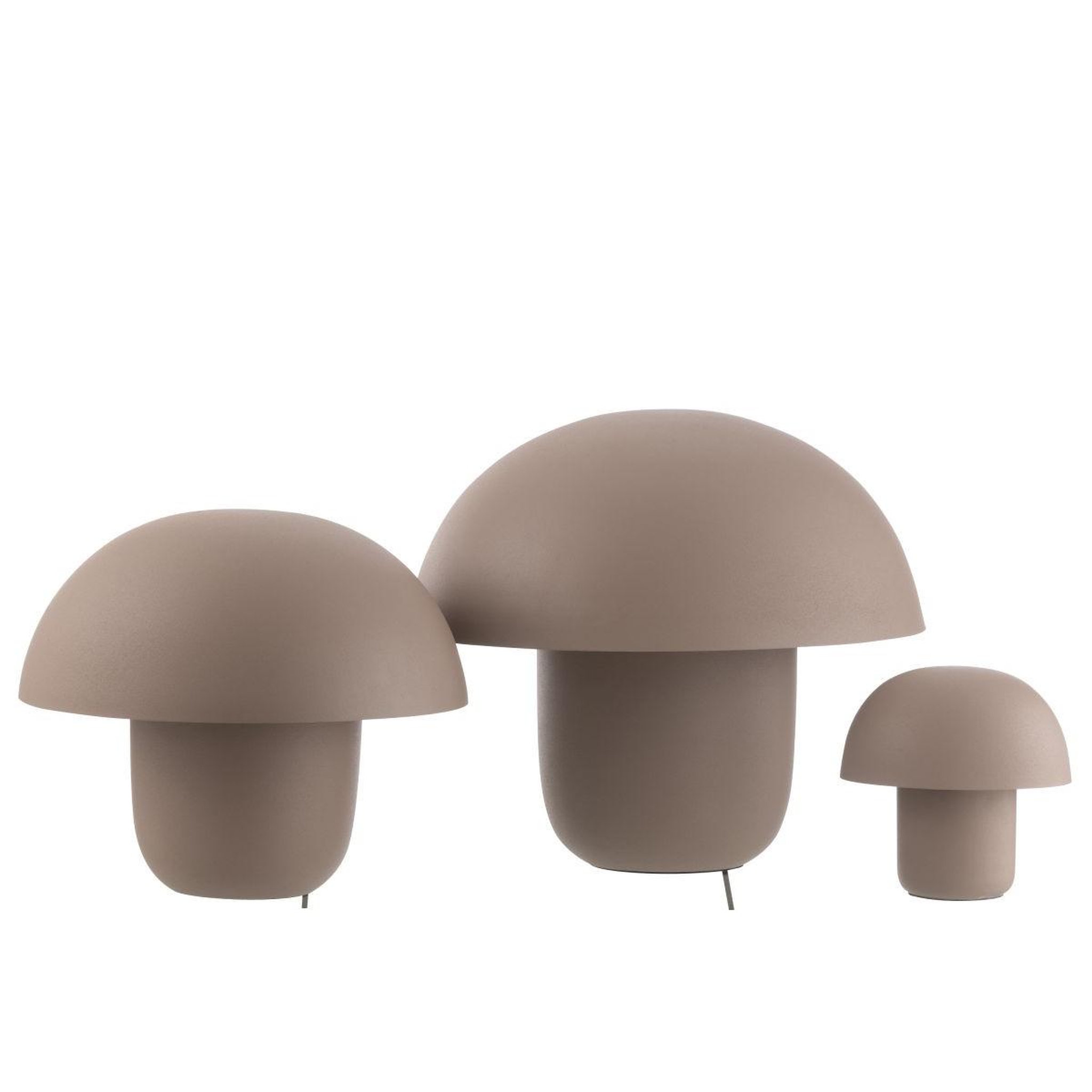 Voir la diapositive 3 : J-LINE Lampe à poser en métal  merle  35cm taupe